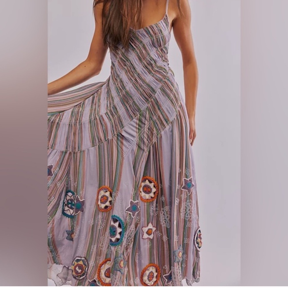 Free People ‼️RARE‼️Shooting Stars Maxi Dress NWT - Picture 2 of 12